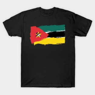 Mozambique painted flag T-Shirt